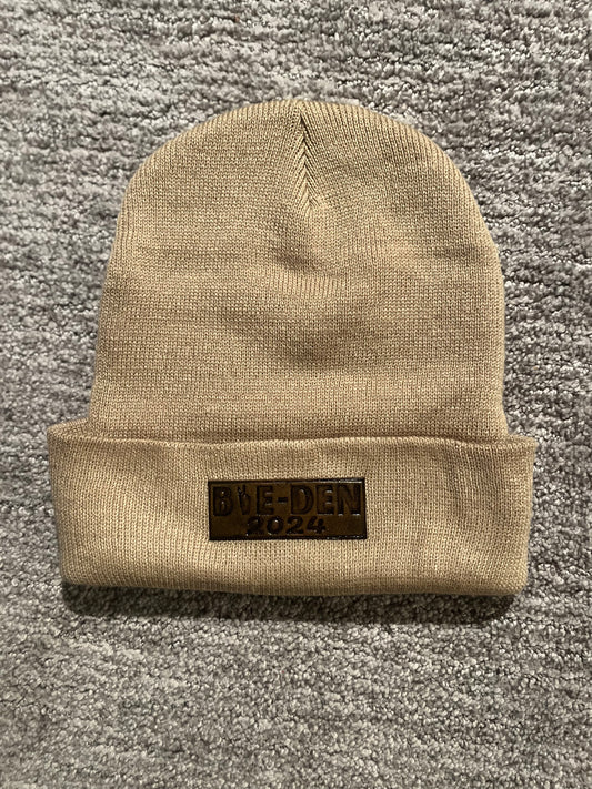 BYE-DEN Beanie - Caramel color